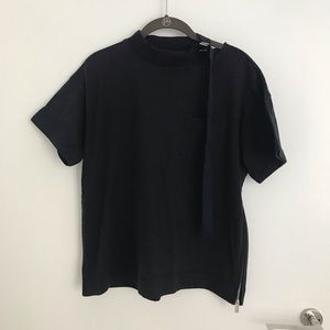 Sacai zippered t-shirt